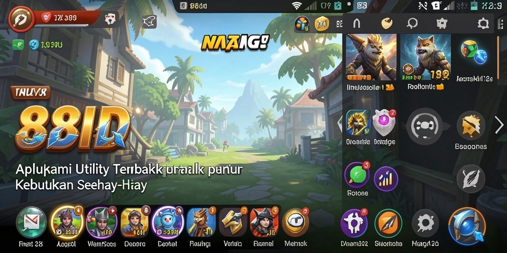 Tampilan antarmuka 88ID yang sederhana dan intuitif.
