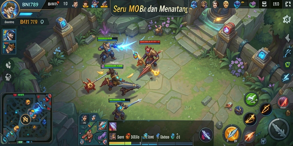 Tampilan menarik dari gameplay seru di BNI789.