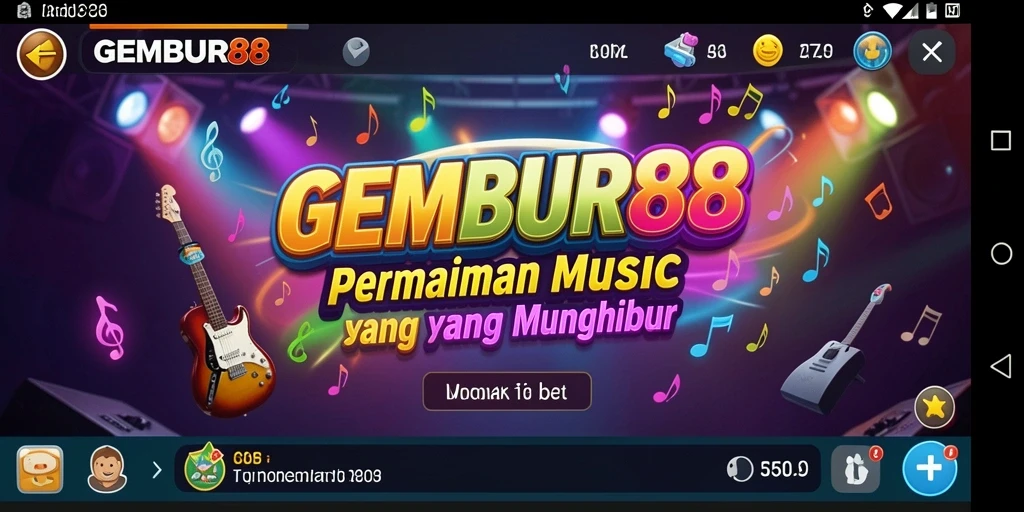 Tampilan gameplay <strong>GEMBUR88</strong> yang menyenangkan dan interaktif.