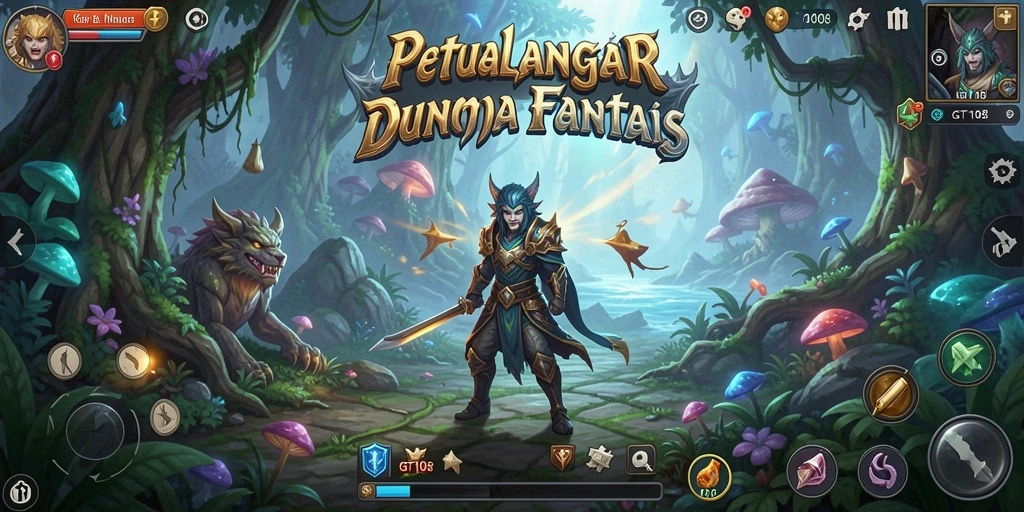Screenshot gameplay GT108 memperlihatkan petualangan epik dengan grafis menawan.