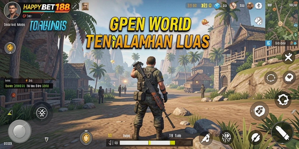 Screenshot <strong>HAPPYBET188</strong> menampilkan gameplay Open World yang menakjubkan dan menyeluruh.