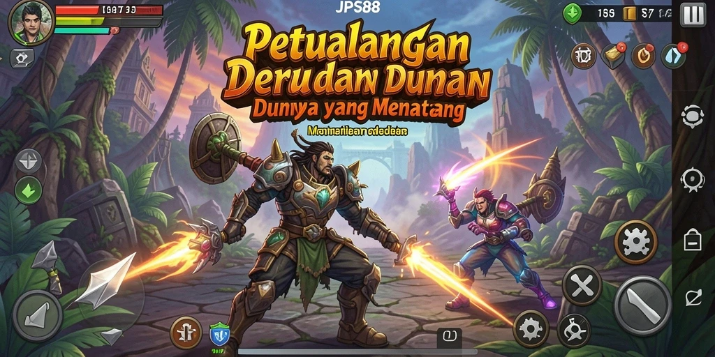 Screenshot utama JPS88 menampilkan aksi seru dalam petualangan.