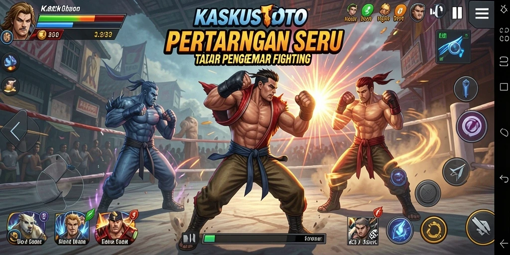 Tangkapan layar dari gameplay seru KASKUSTOTO dalam pertarungan.