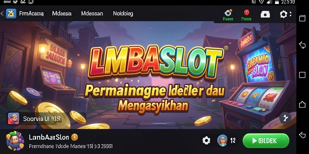 Tampilan gameplay LMBASLOT yang menarik dan mengasyikkan.