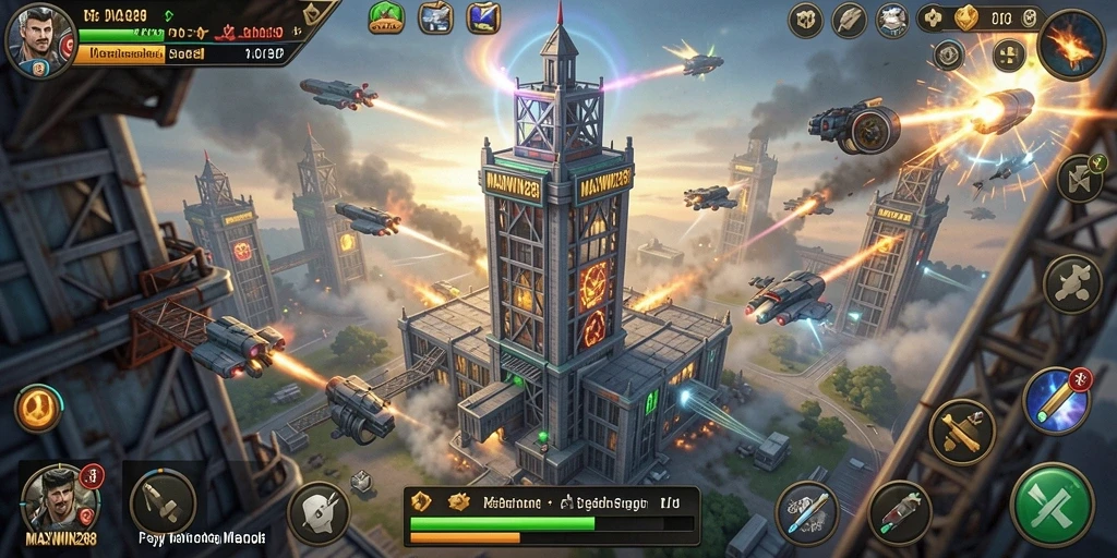 Gameplay menarik dari MAXWIN288 dalam Tower Defense.