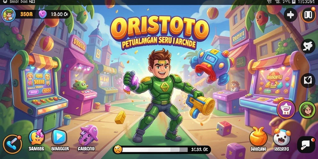 Screenshot gameplay ORISTOTO menampilkan aksi seru dan tantangan yang menarik.