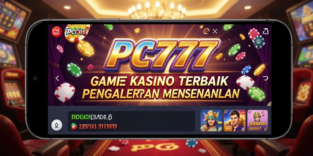 Menampilkan gameplay menarik dari PC777 dengan kesan Kasino yang hidup.