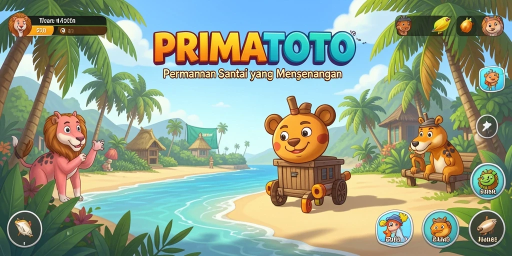 Tampilan gameplay menarik dari PRIMATOTO dengan berbagai level dan tantangan.